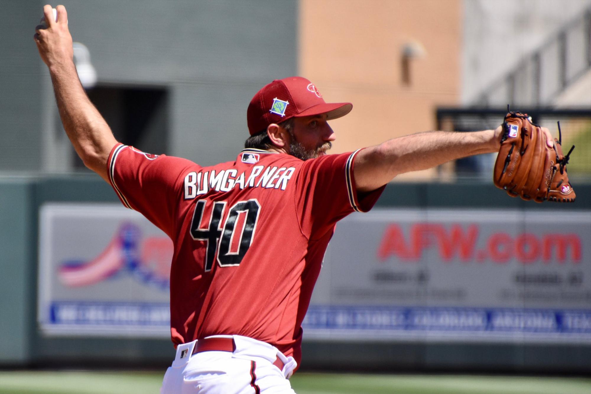 $!Madison Bumgarner irá por Diamondbacks de Arizona en Día Inaugural