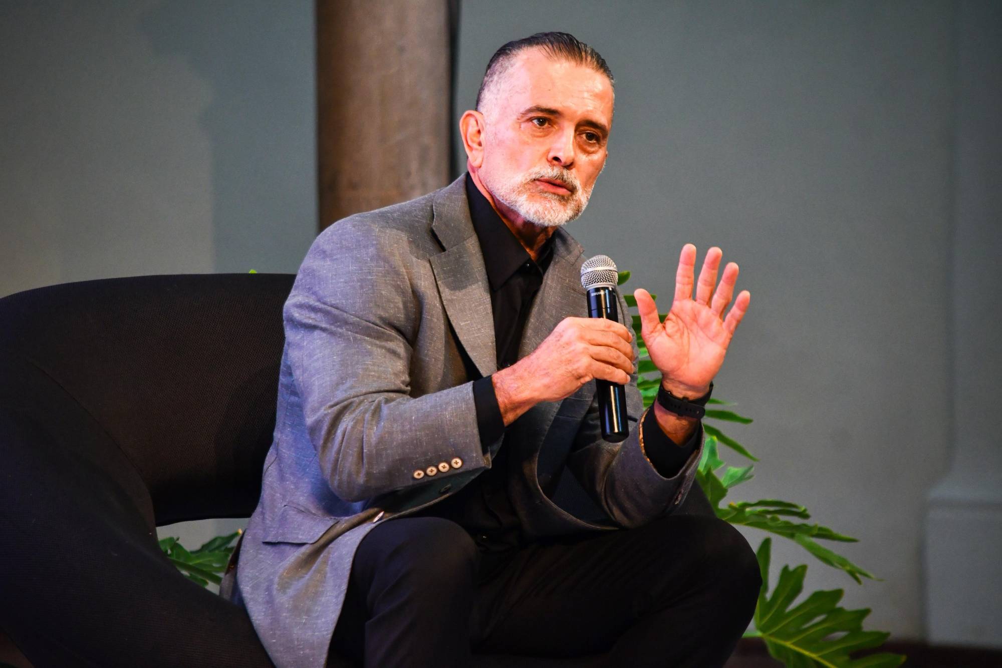 $!Luis Pérez de Acha impartió la conferencia ‘El futuro de la reforma judicial’.