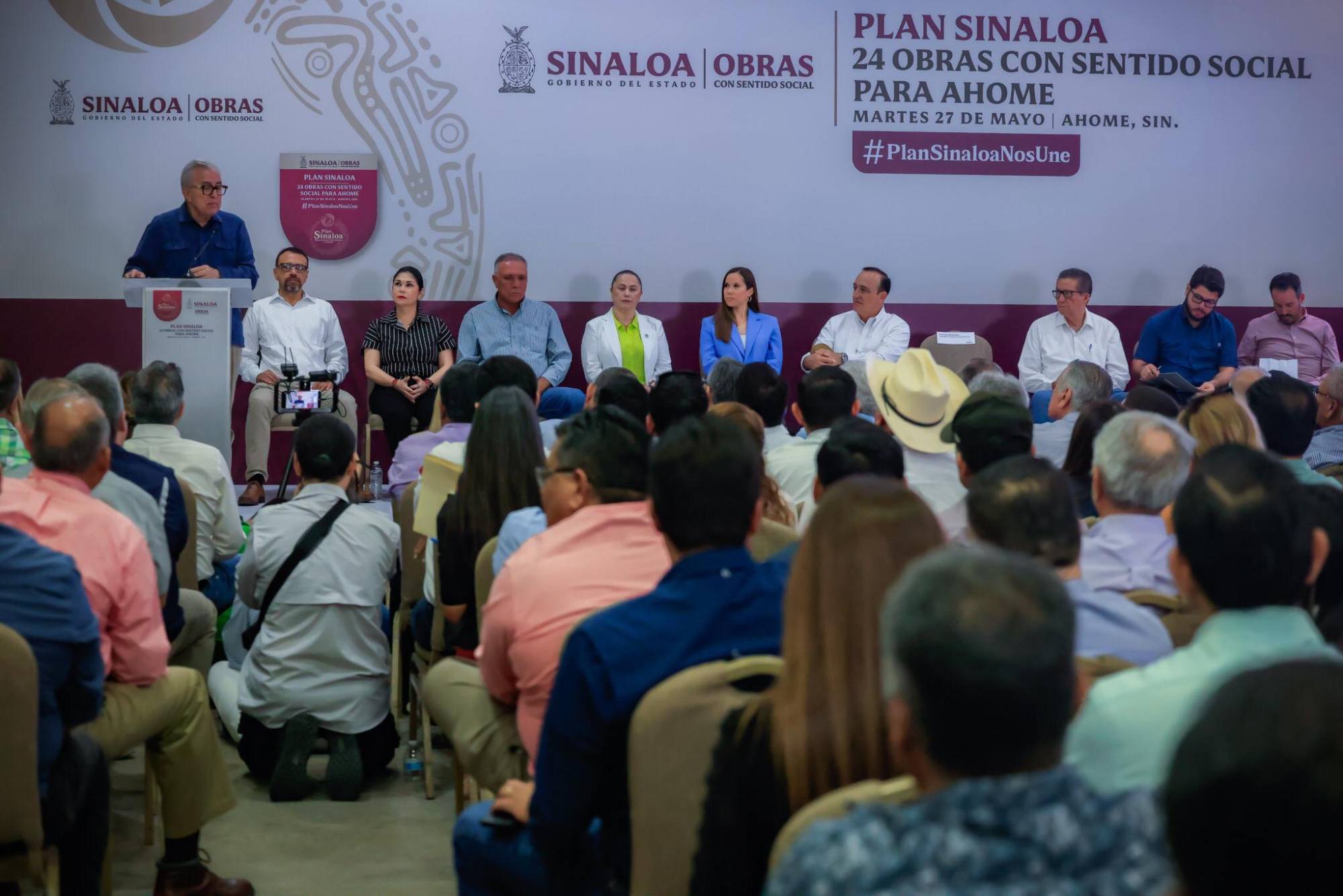 $!Rocha Moya presenta el Plan Sinaloa de Reactivación Económica y Social para Ahome