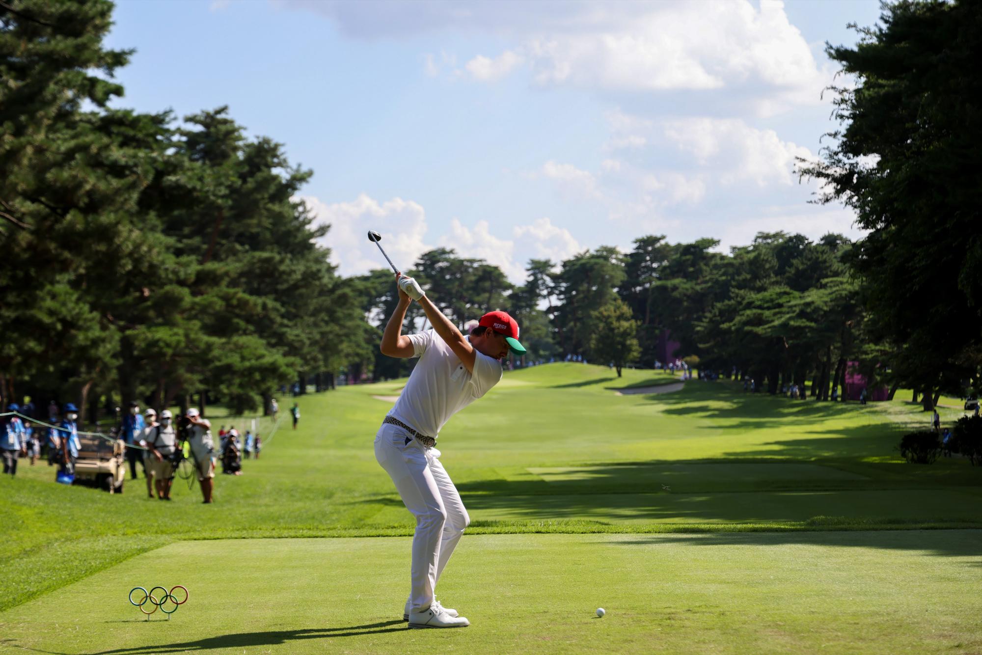 $!Mexicano Carlos Ortiz aspira al podio en el golf olímpico