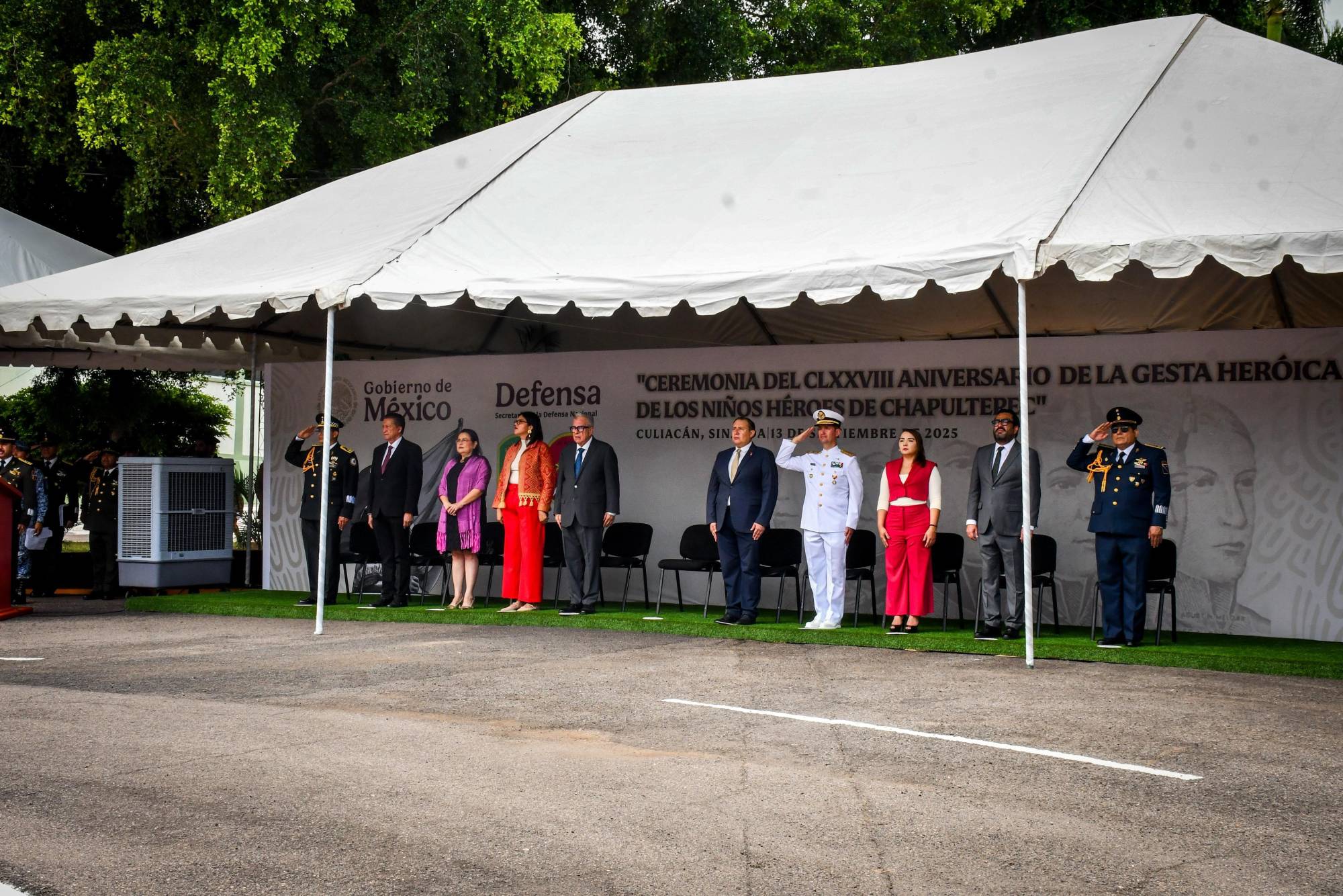 $!Conmemoran en Sinaloa 178 aniversario de la gesta de los Niños Héroes