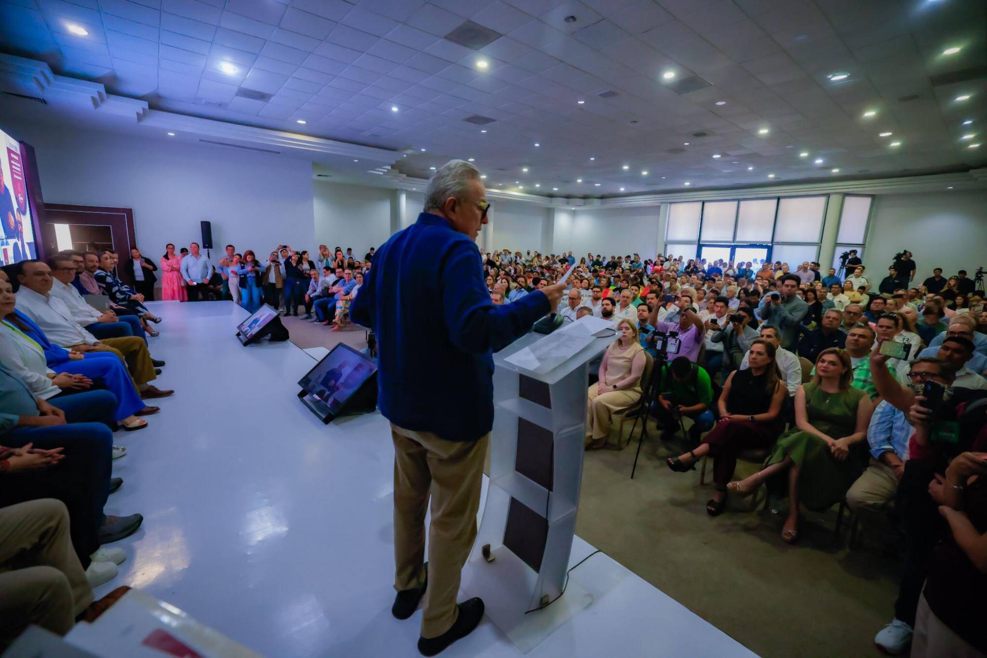 $!Rocha Moya presenta el Plan Sinaloa de Reactivación Económica y Social para Ahome