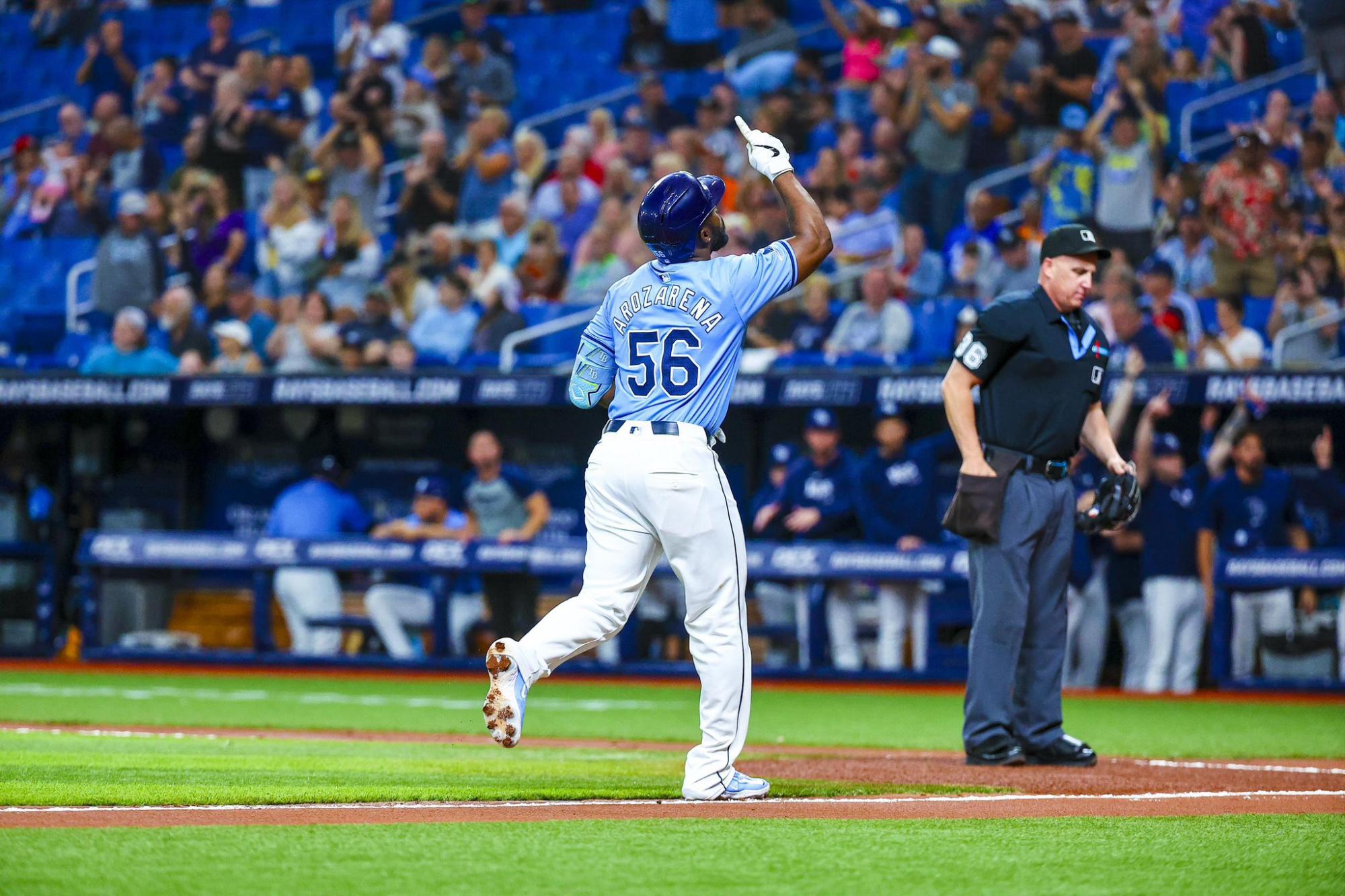 $!Arozarena y Mead dan batazos claves en triunfo de Rays vs. Tigres
