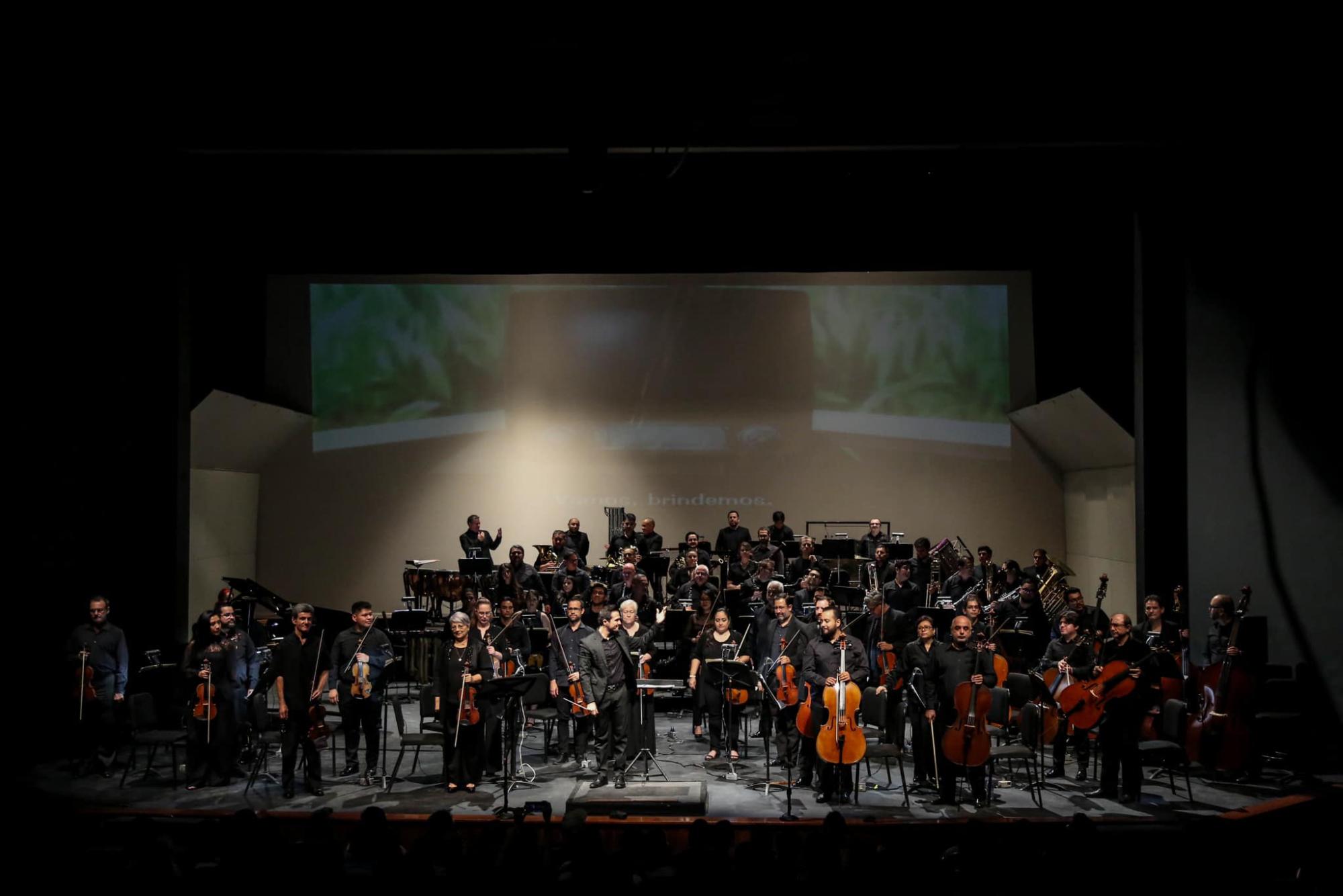 $!El espectáculo musical lo dirigió el maestro Sergio Freeman.
