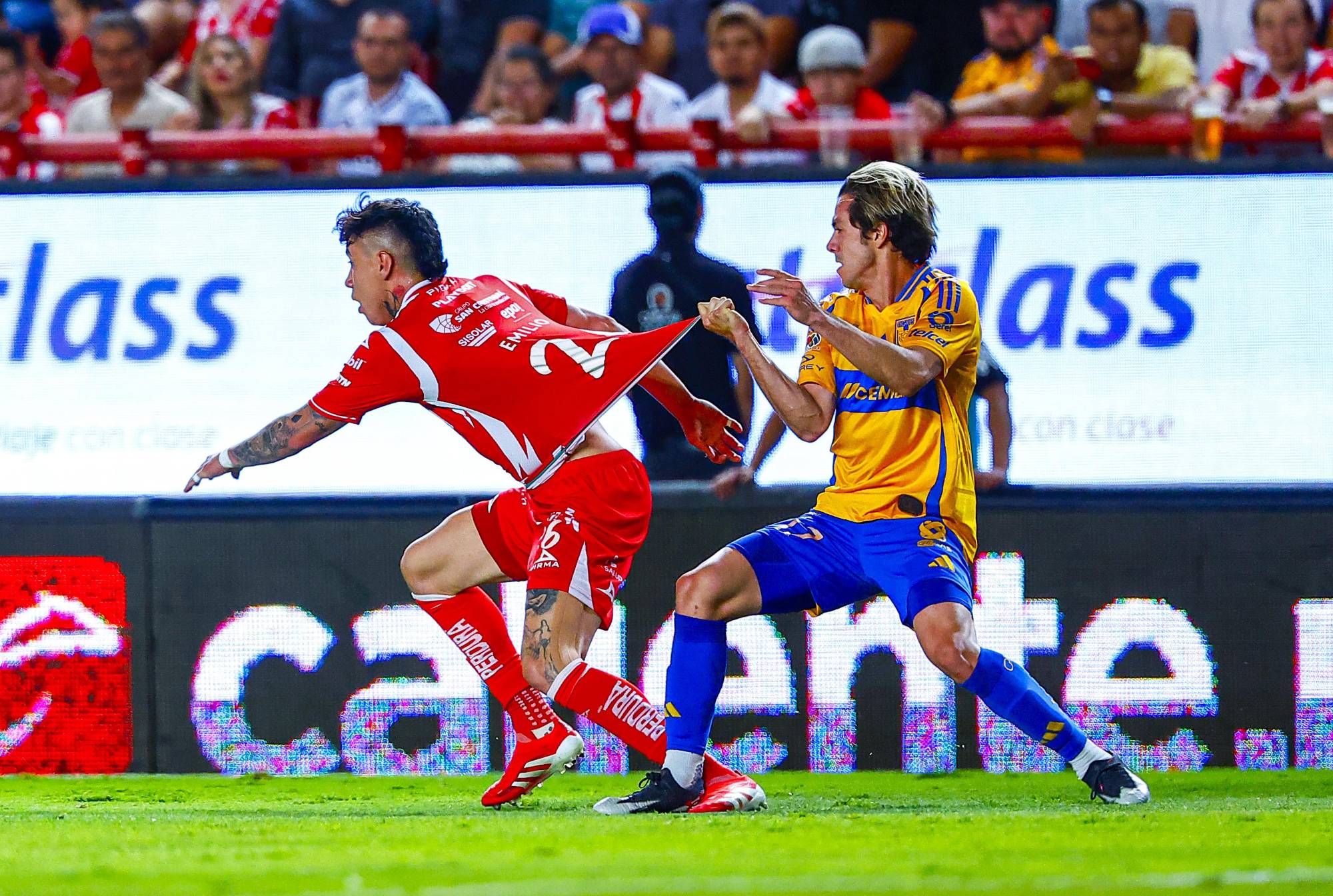 $!Necaxa y Tigres no se hacen daño en la ida