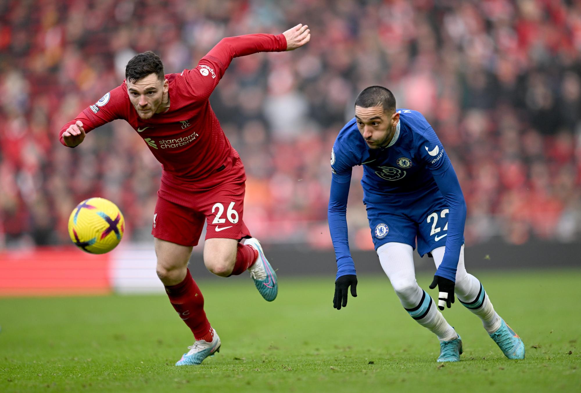 $!Liverpool y Chelsea empatan en desangelado duelo
