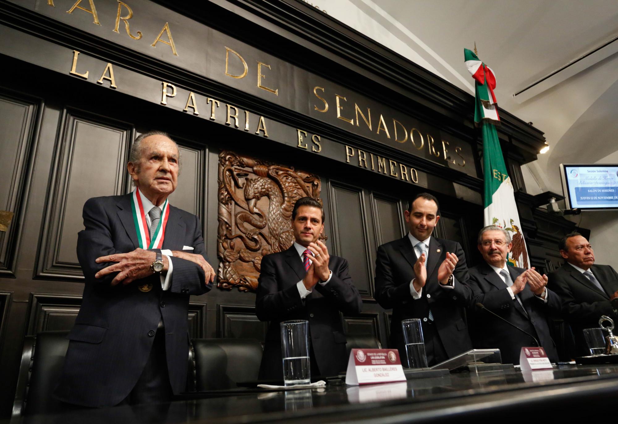 $!Fallece a los 90 años el empresario Alberto Baillères, uno de los más ricos de México