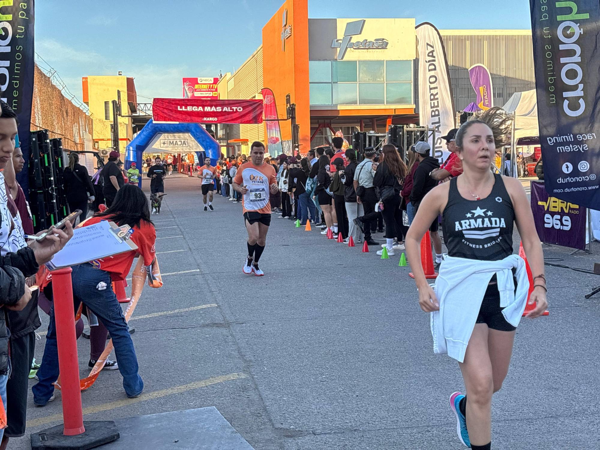 $!Corren más de mil 200 personas en segunda edición de Medio Maratón Fetasa 2025