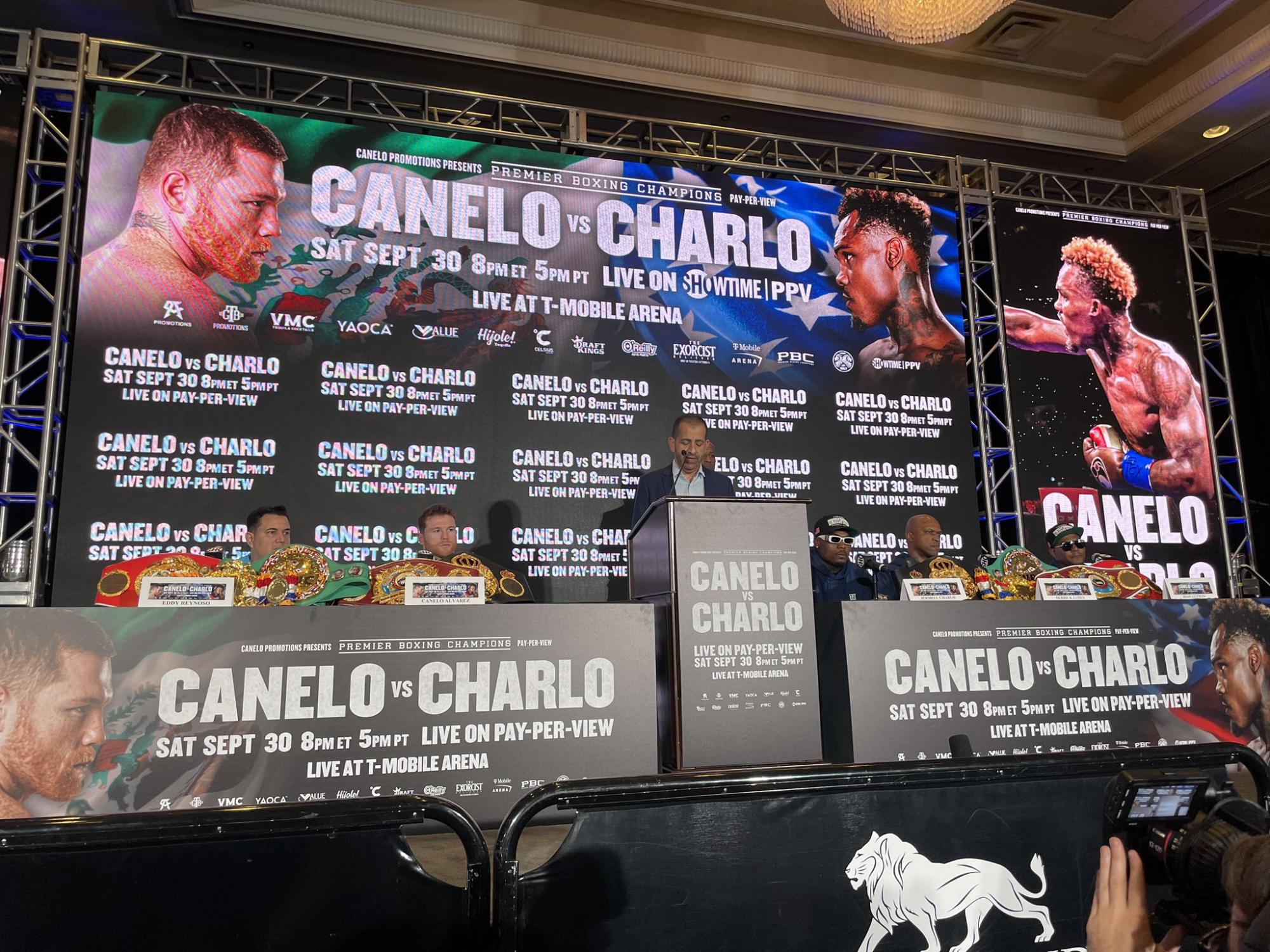 $!Nunca has estado a este nivel, vas a aprender, advierte ‘Canelo’ Álvarez a Jermell Charlo