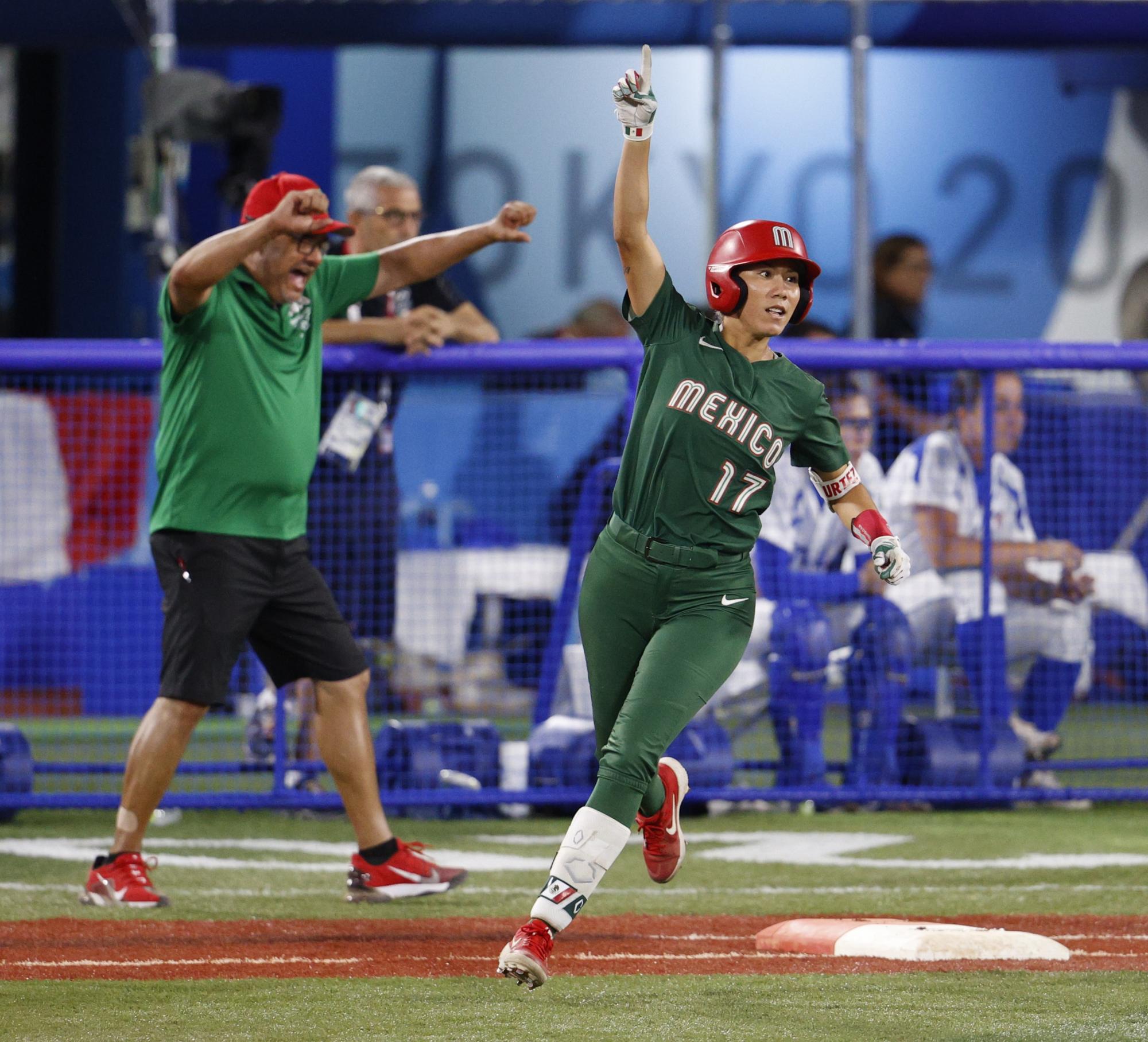 $!México blanquea a Italia y logra su primer triunfo en el softbol de Tokio 2020