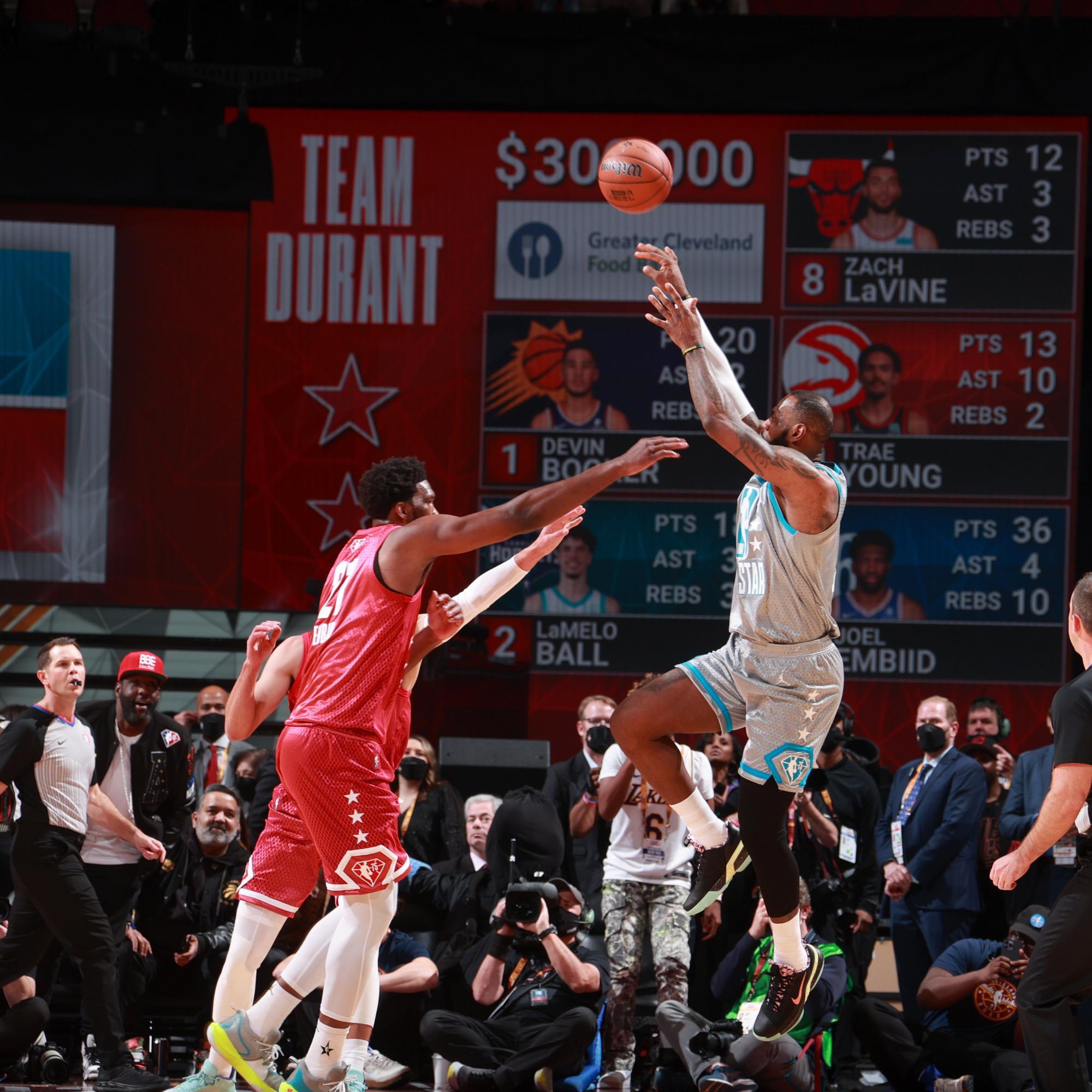 $!Con Stephen Curry como JMV, el Team LeBron gana el Juego de Estrellas de la NBA
