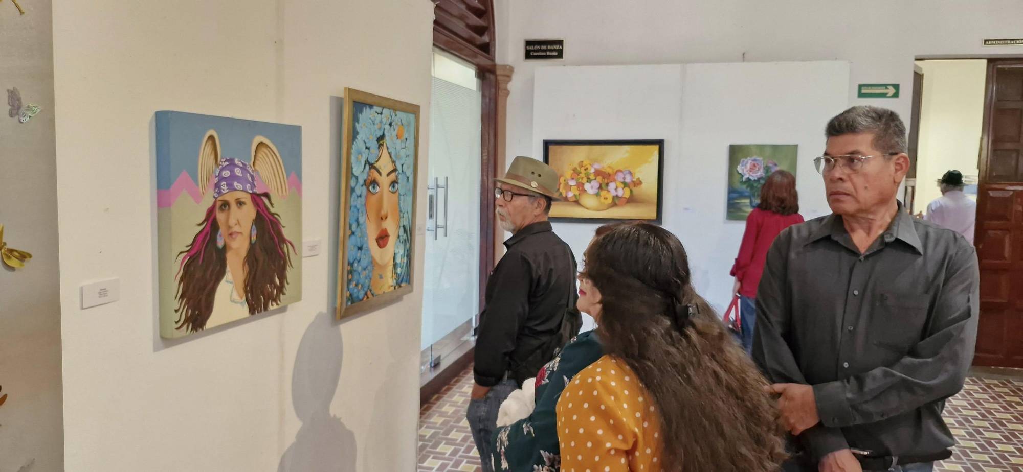 $!El público disfrutó de la obra de artistas de 11 países, en la Casa de la Cultura de la UAS.