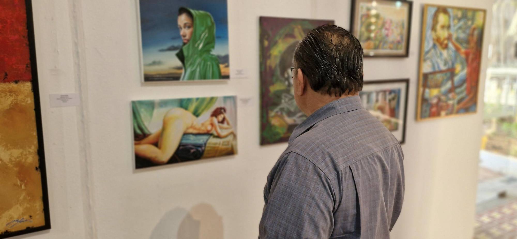 $!Obra de artistas del mundo se exhiben en la galería de la Casa de la Cultura de la UAS.