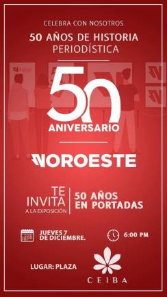 La exposición 50 años en portadas se inaugurará este jueves 7 de diciembre, en Plaza Ceiba.