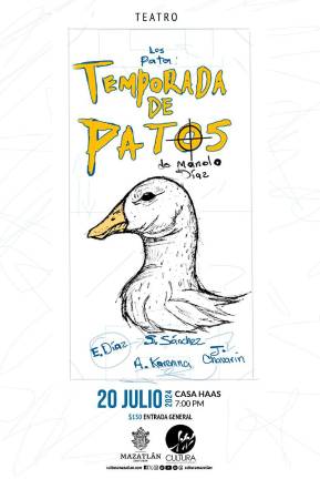 La obra se presentará en Casa Haas, a las 19:00 horas de este sábado 20 de julio.