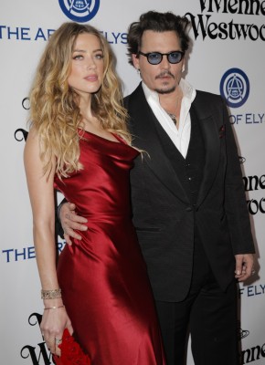 Amber Heard y Johnny Depp.