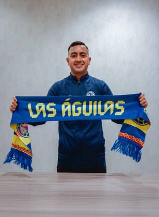 Érick Sánchez es presentado como Águila.