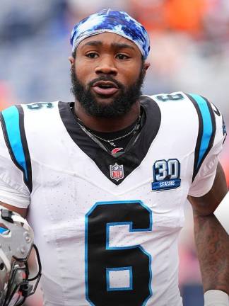Miles Sanders llega a Dallas.