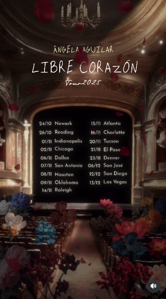 $!Presenta Ángela Aguilar su tour 2025 titulado ‘Libre Corazón’