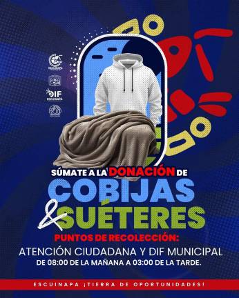 Autoridades invitan a la comunidad a sumarse a la campaña de donación de cobijas y suéteres, para dar apoyo a quienes más lo necesitan.