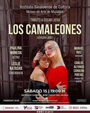 'Los Camaleones’ se presentará el 15 de febrero.
