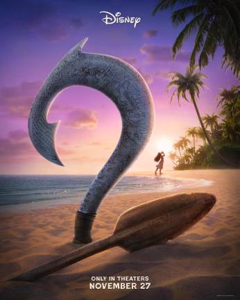 El poster oficial de Moana.