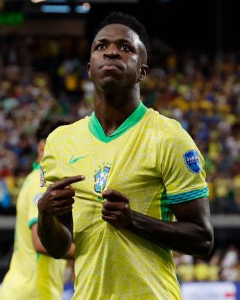 Vinicius Jr. lució con dos goles.
