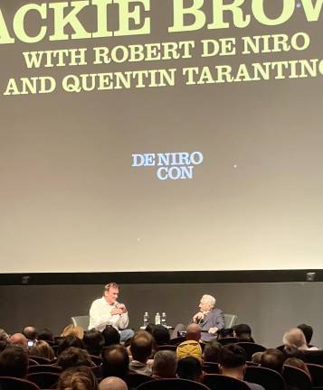Quentin Tarantino y Robert De Niro conversan en el Festival de Tribeca.