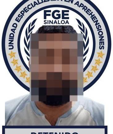 Jesús Ricardo “N”, de 36 años de edad, fue detenido por su presunta responsabilidad en los delitos de feminicidio y homicidio doloso.