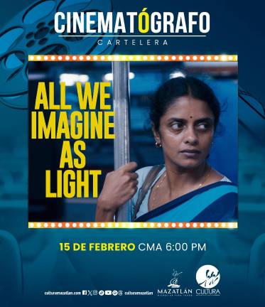 La función de ‘La luz que imaginamos’ será a las 18:00 horas.