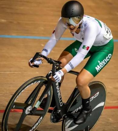 Yarely Salazar cerró su participación en la justa con la prueba de omnium.