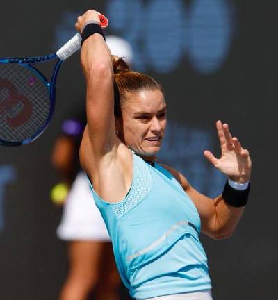 Sakkari se enfrentará a la colombiana Emiliana Arango en los cuartos de final.