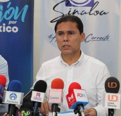Juan Carlos Estrada Vega, presidente estatal del PAN en Sinaloa.