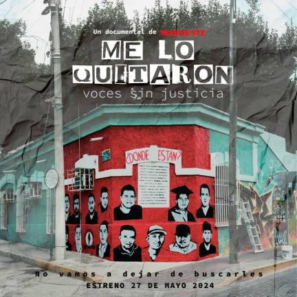 El cineasta mazatleco Isaac Aranguré presentará junto a Datemex un documental con el que busca explicar el fenómeno de las desapariciones en Sinaloa.