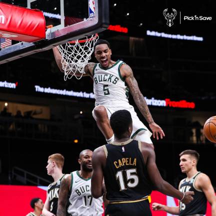 Los Bucks ampliaron su ventaja por el tercer lugar en la Conferencia Este.