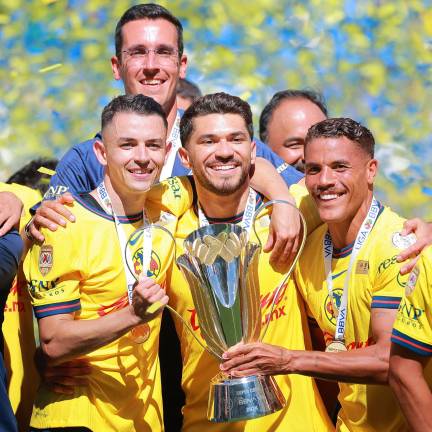 América celebra su título.