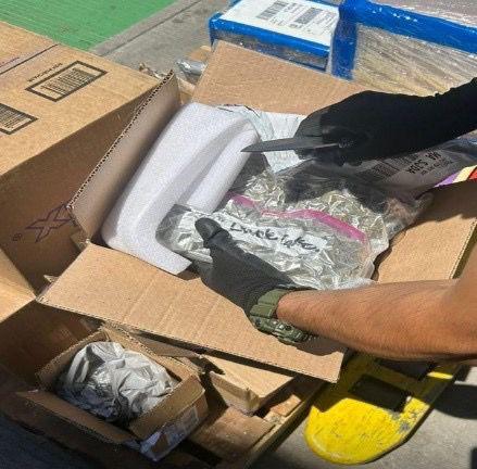 Asegura FGR narcóticos en empresa de paquetería en Los Mochis
