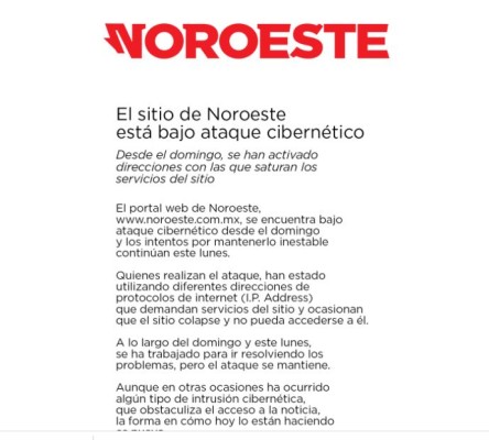 Autoridades deben investigar hackeo a medios de comunicación: PAN