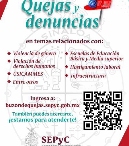 SEPyC abre plataforma digital para recibir quejas y denuncias