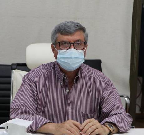 Efrén Encinas Torres, secretario de Salud estatal.