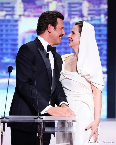 $!Laurent Lafitte y Juliette Binoche.
