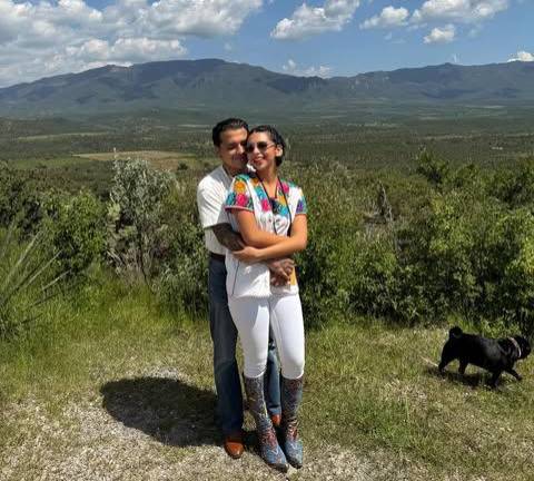 Christian Nodal y Ángela Aguilar