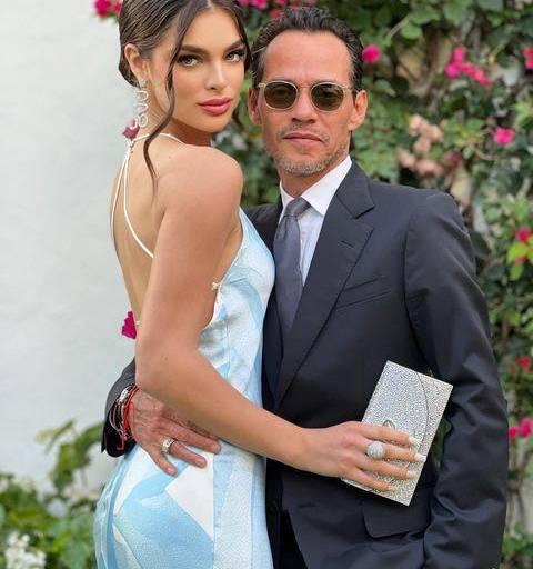 Se casan Marc Anthony y Nadia Ferreira