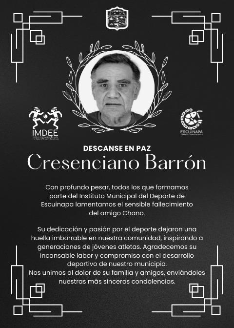$!Fallece Chano Barrón, incansable impulsor del futbol de Escuinapa