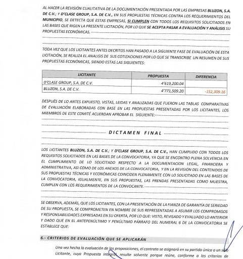 Entrega Ayuntamiento de Ahome contrato para adquisición de uniformes de personal sindicalizado