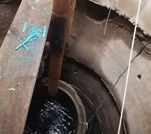 La bomba del malecón se soltó.