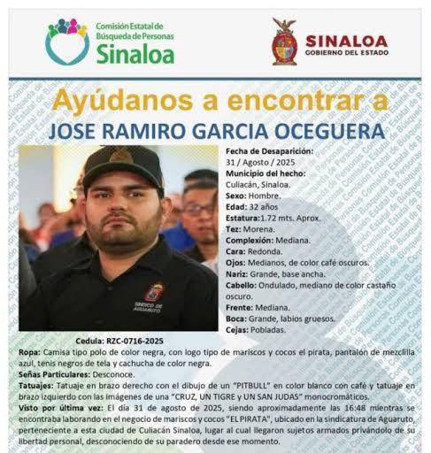 Localizan con vida al síndico de Aguaruto, cinco días después de ser privado de la libertad