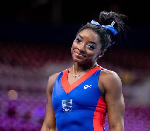 Simone Biles no competía desde Tokio 2020.