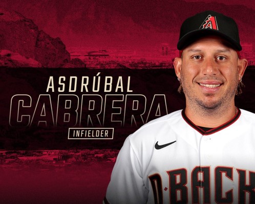 En los Diamondbacks de Arizona ya le dieron la bienvenida a Asdrúbal Cabrera.