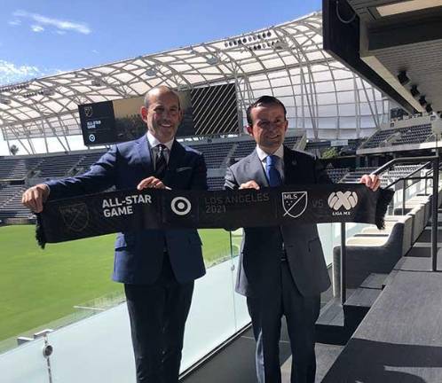 Don Garber y Mikel Arriola presentan el Juego de Estrellas.